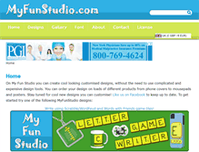 Tablet Screenshot of myfunstudio.com